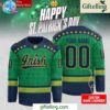 Notre Dame Fighting Irish St Patrick Day 2025 Hockey Jersey