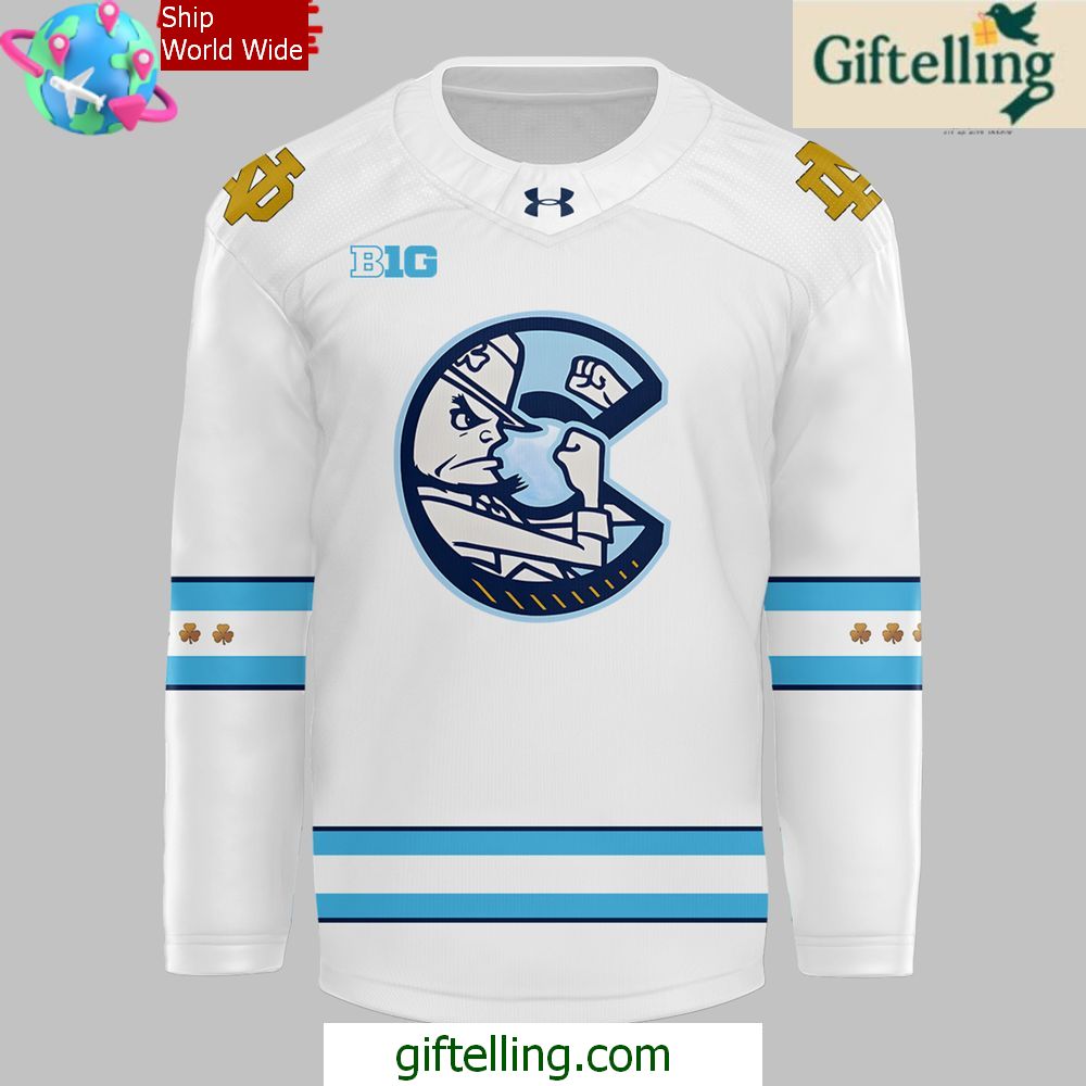 Notre Dame Fighting Irish x Chicago Cubs Perfomance Hockey Jersey Notre Dame Fighting Irish x Chicago Cubs Perfomance Hockey Jersey