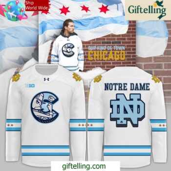 Notre Dame Fighting Irish x Chicago Cubs Perfomance Hockey Jersey