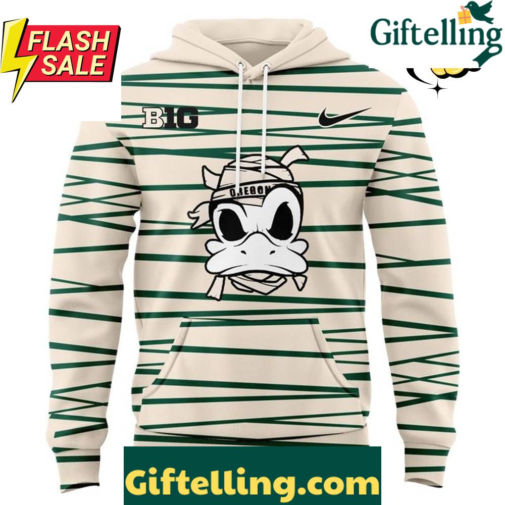Oregon Ducks Cream Mummy Ducks 2025 Special Hoodie