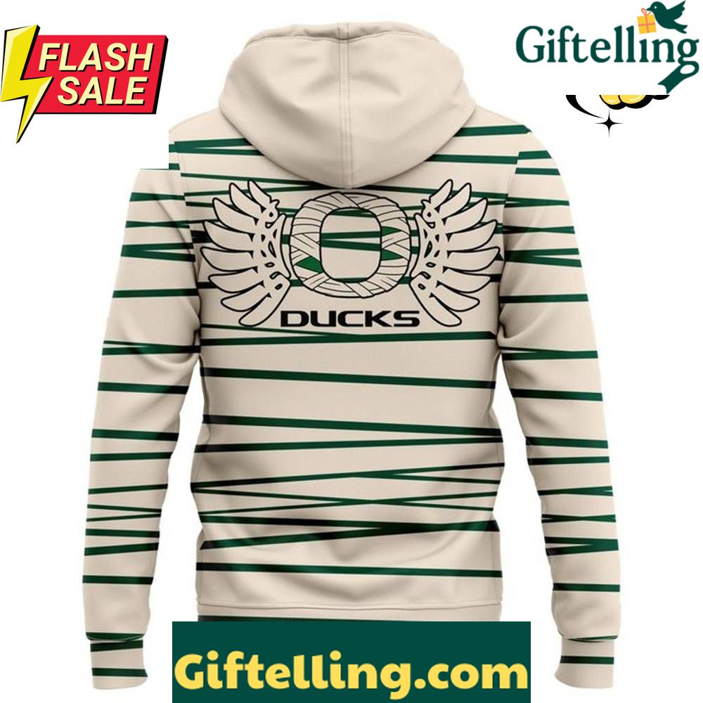 Oregon Ducks Cream Mummy Ducks 2025 Special Hoodie