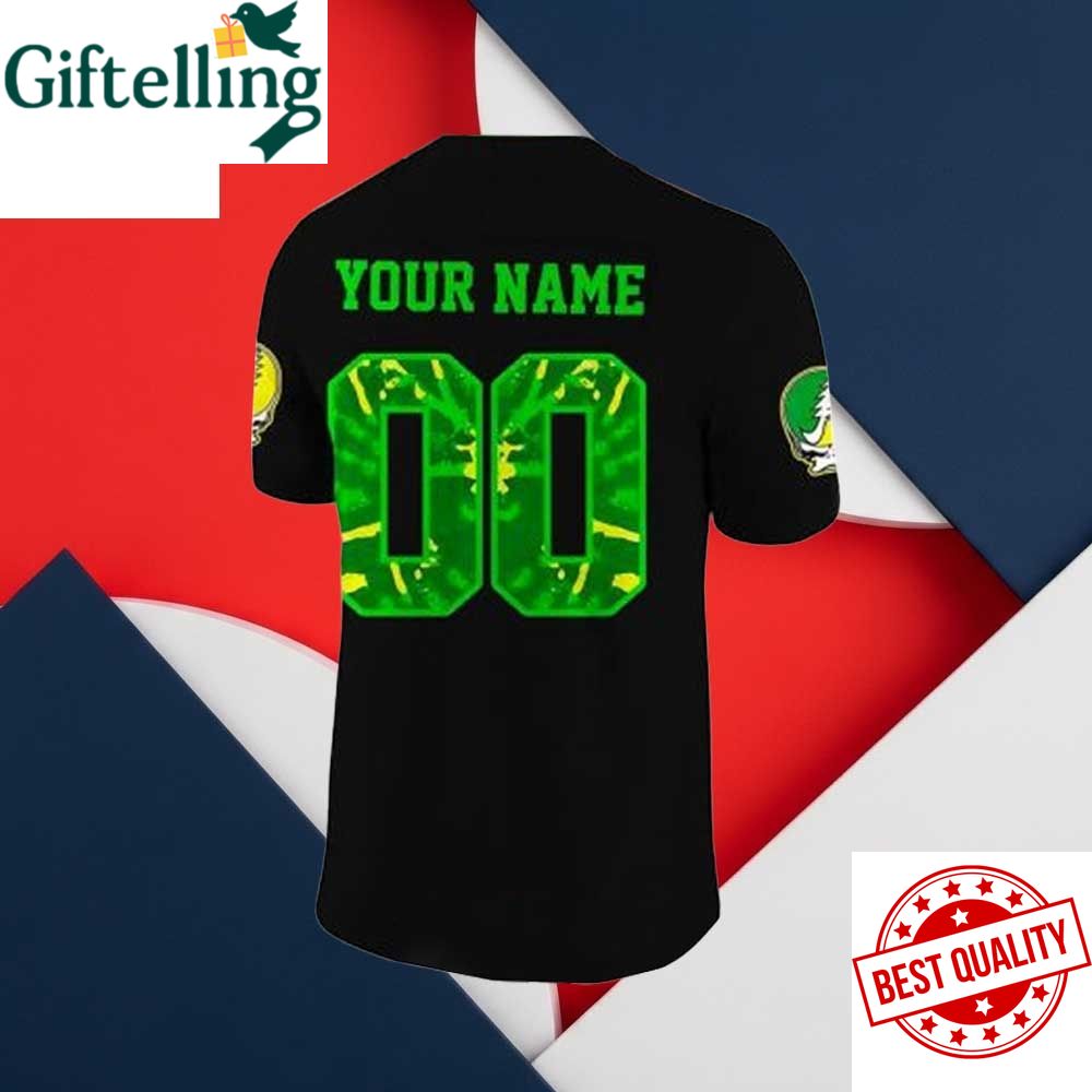 Oregon Ducks Grateful Dead Merchandise Football Jersey