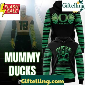 Oregon Ducks Green ''Mummy Ducks'' 2025 Special Hoodie