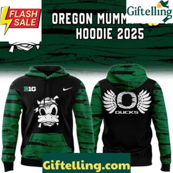 Oregon Ducks '' Mummy Duck'' 2025 Special Edition Hoodie