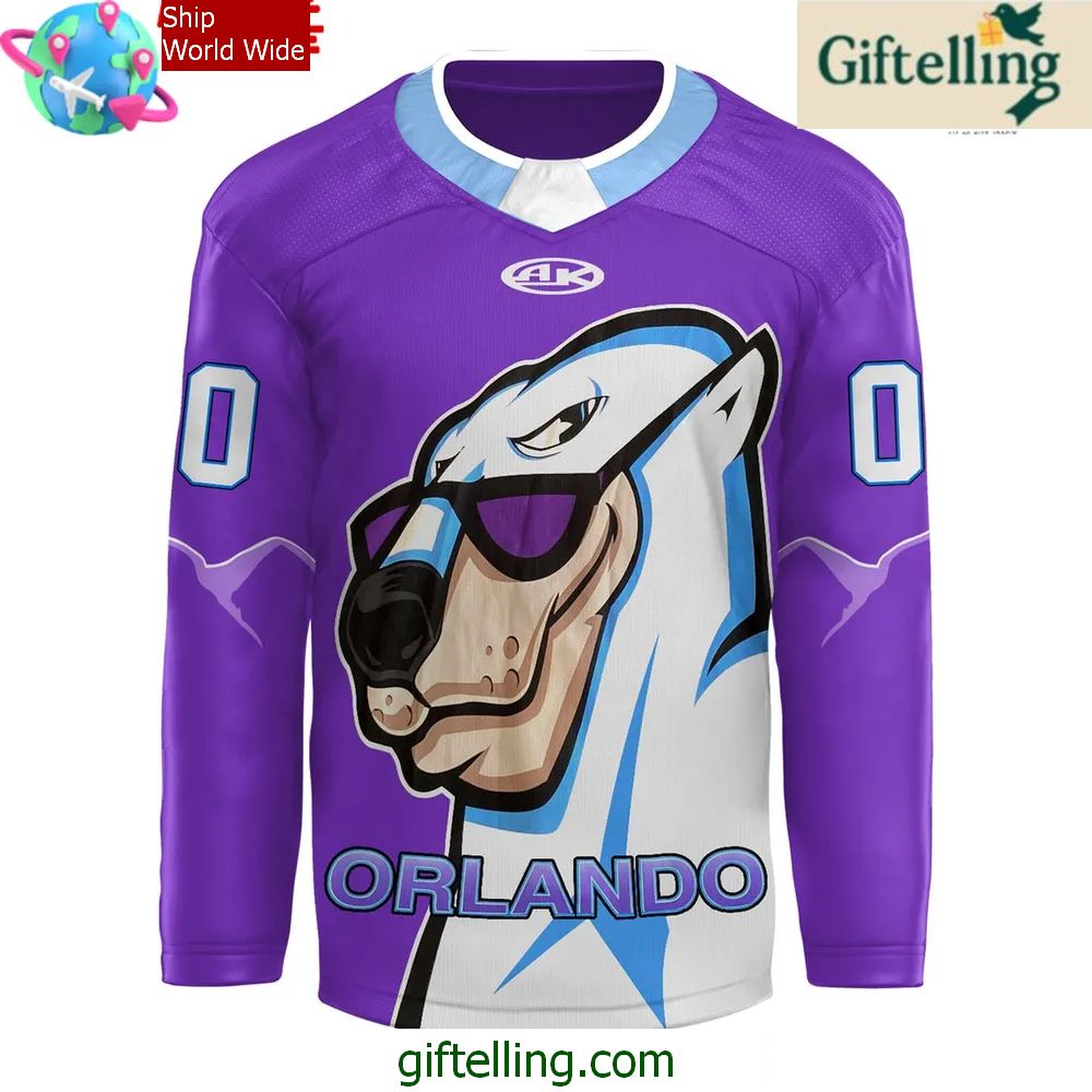 Orlando Solar Bears IHL Bauer 2025 Throwback Jersey 2 Orlando Solar Bears IHL Bauer 2025 Throwback Jersey 2
