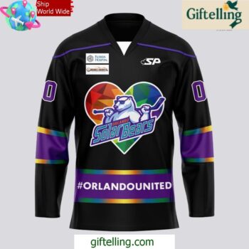 Orlando Solar Bears Orlando United Night Special Hockey Jersey 2