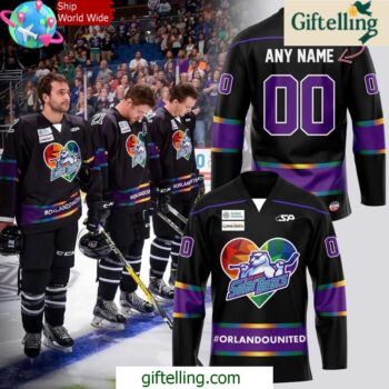 Orlando Solar Bears Orlando United Night Special Hockey Jersey