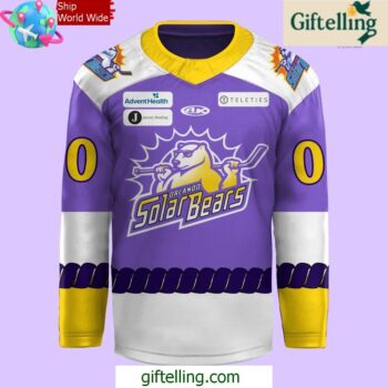 Orlando Solar Bears Women in Hockey Night Hockey Jersey