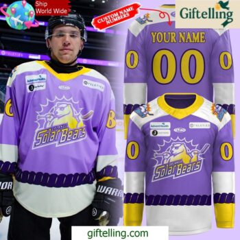 Orlando Solar Bears Women in Hockey Night Hockey Jersey
