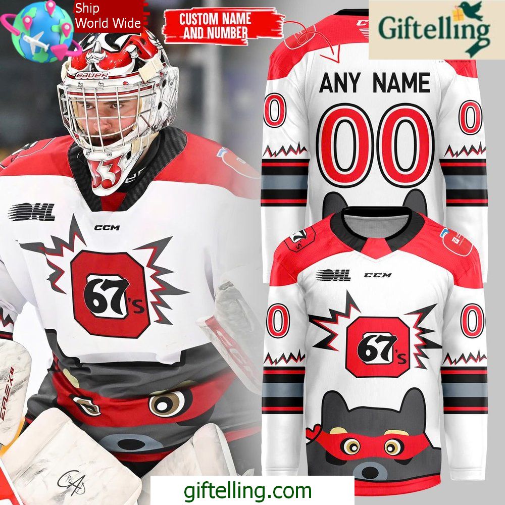 Ottawa 67s Contest Winning Special Hockey Jersey