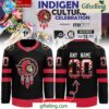 Ottawa Senators 2025 Indigenous Jersey Hockey Celebration