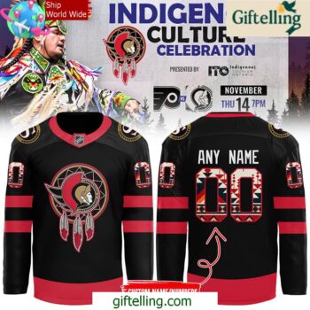 Ottawa Senators Indigenous Culture Celebration 2024 Hockey Jersey