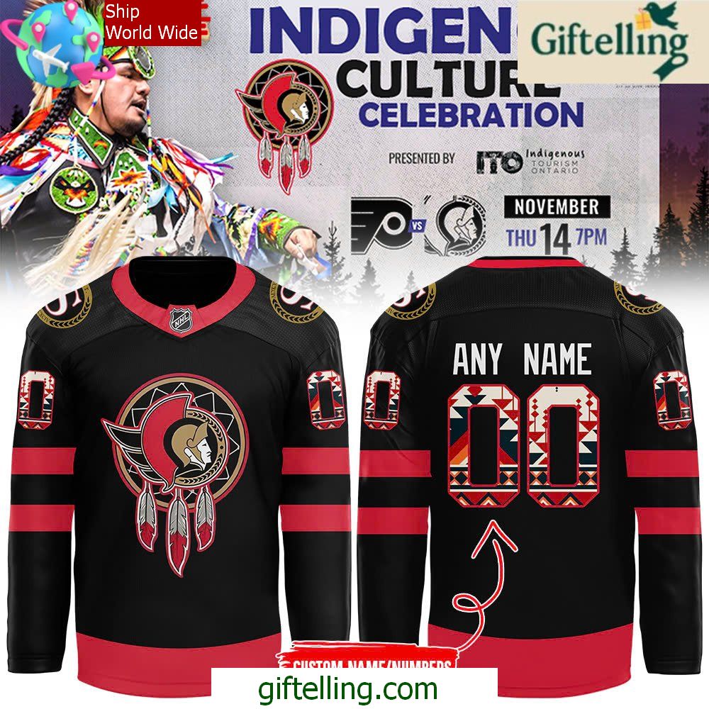 Ottawa Senators Indigenous Culture Celebration 2024 Hockey Jersey