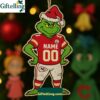 Personalized Kansas City Chiefs Football Grinch Christmas Ornament Gift 2025
