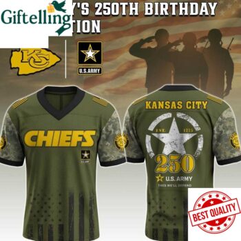 Philadelphia Eagles Football x U.S Army's 250TH Birthday Celebration Special Edition Jersey