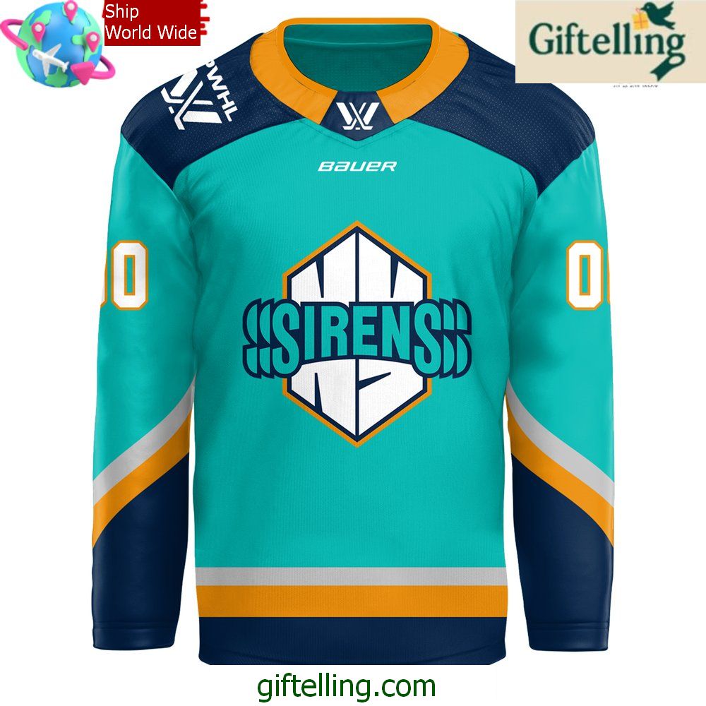 PHWL New York Sirens Bauer Special Blue Hockey Jersey PHWL New York Sirens Bauer Special Blue Hockey Jersey
