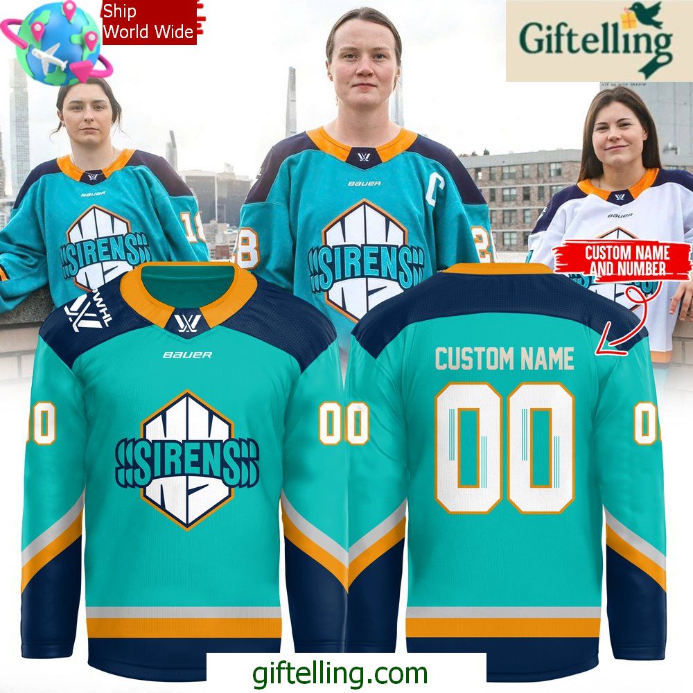 PHWL New York Sirens Bauer Special Blue Hockey Jersey