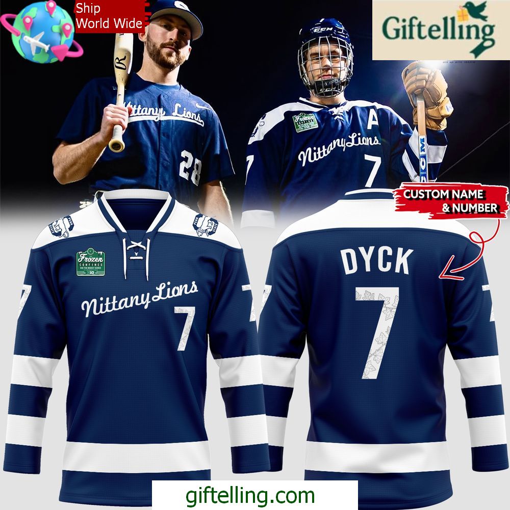 Penn State Nittany Lions Frozen Confines Series 2025 Hockey Jersey