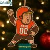 Personalized Trump Football Cleveland Browns 2025 Christmas Ornament