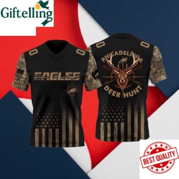 Philadelphia Eagles Football X Hunting Special Football Jersey