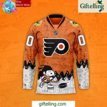 Philadelphia Flyers 75th Anniversary of Peanuts Jersey