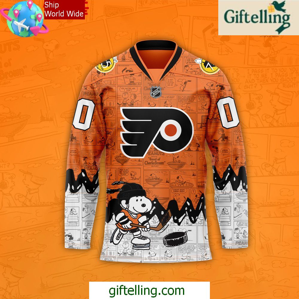 Philadelphia Flyers 75th Anniversary of Peanuts Jersey Philadelphia Flyers 75th Anniversary of Peanuts Jersey