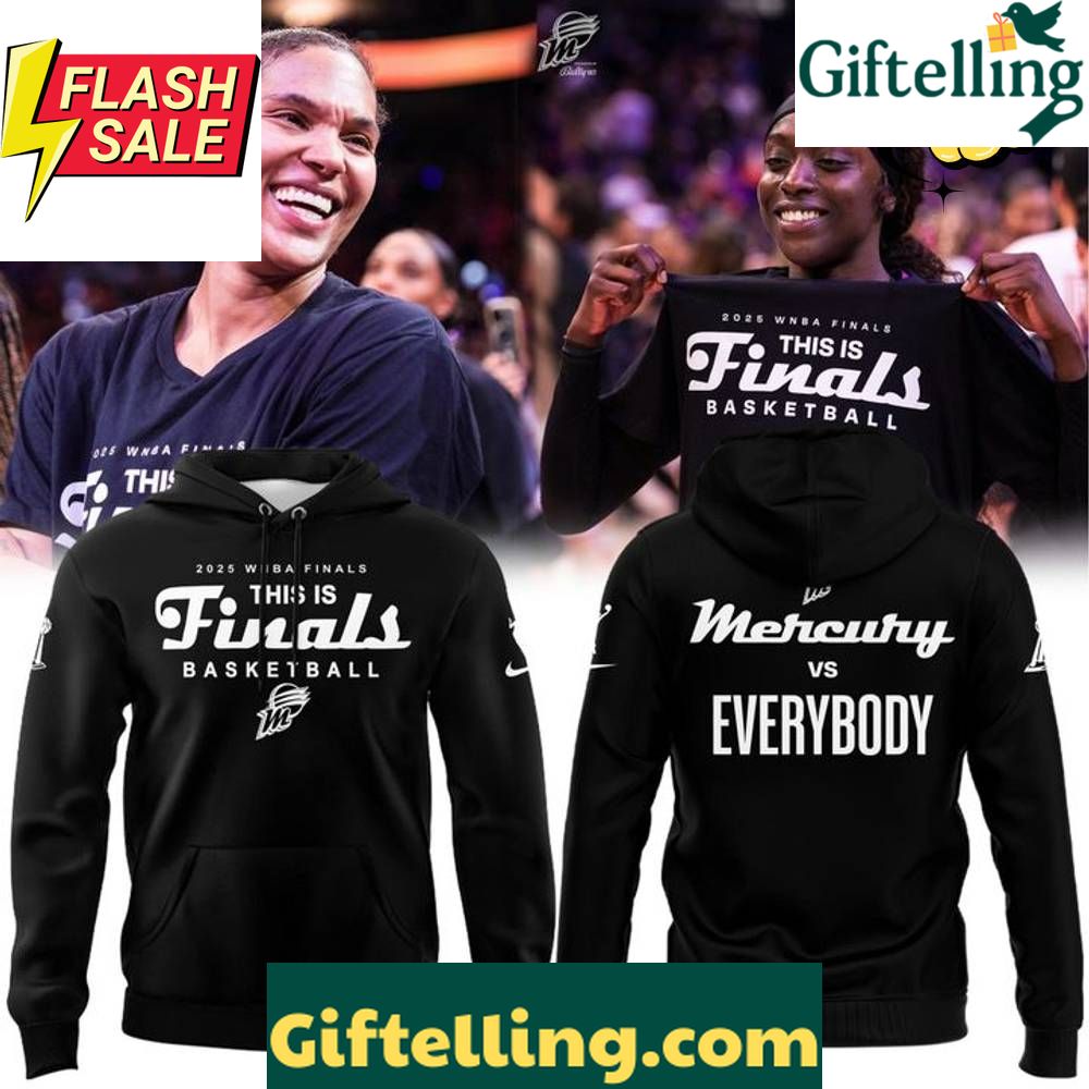 Phoenix Mercury vs Everybody 2025 Finals Basketball Special Black Hoodie