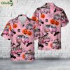 Pink Halloween Van Hawaiian Shirt 1