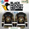 Pittsburgh Penguins Black Hockey History Night Jersey NHL