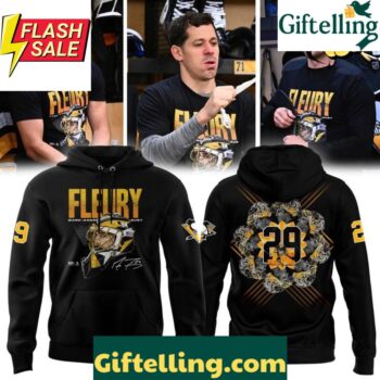Pittsburgh Penguins Black Marc-Andre Fleury Special Hoodie