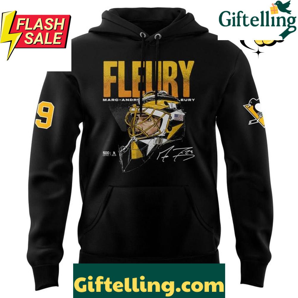 Pittsburgh Penguins Black MarcAndre Fleury Special Hoodie