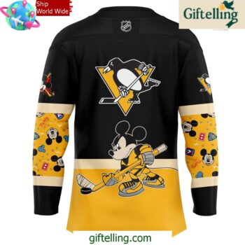 Pittsburgh Penguins Mickey Friends Special Hockey Jersey