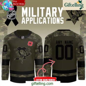 Pittsburgh Penguins Military Appreciation Night 2024 Hockey Jersey