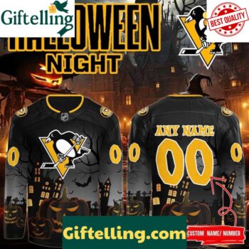 Pittsburgh Penguins x 2025 Halloween Night Custom Hockey