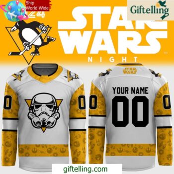 Pittsburgh Penguins x Star Wars Night 2024 Hockey Jersey
