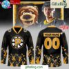 Providence Bruins Teddy Bear Black Hockey Jersey