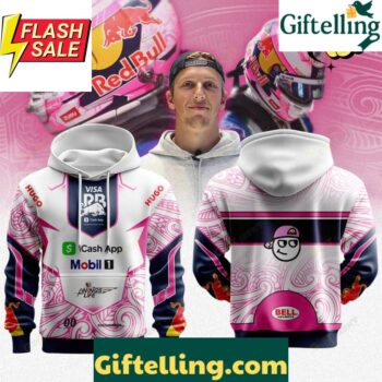 Racing Bull Liam Lawson Premium F1 Helmet Special Hoodie