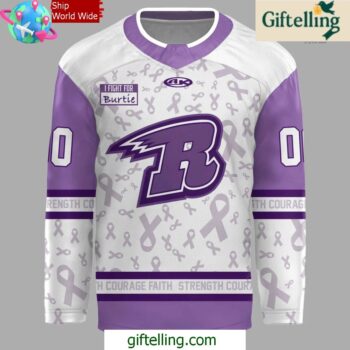 Rapid City Rush Fights Cancer 2025 Hockey Jersey
