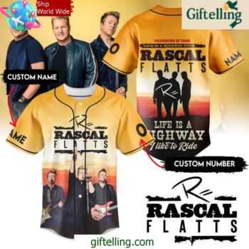Rascal Flatts Life is a Highway Tour 2025 Jersey