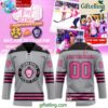 Reading Royals Pink in the Rink 2025 Grey Jersey