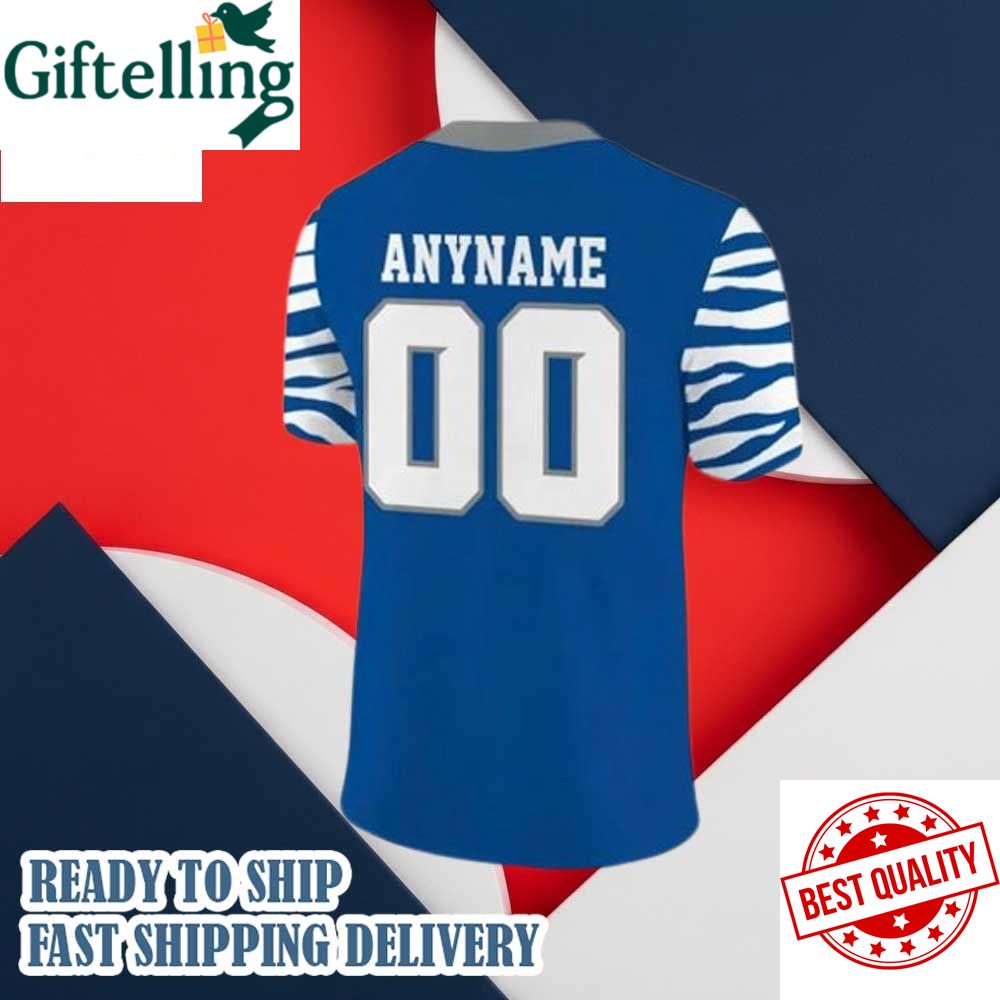 Royal Memphis Tigers Gameday Custom Football Jersey