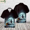 Royal Navy Vanguard class submarine Halloween Hawaiian Shirt 1