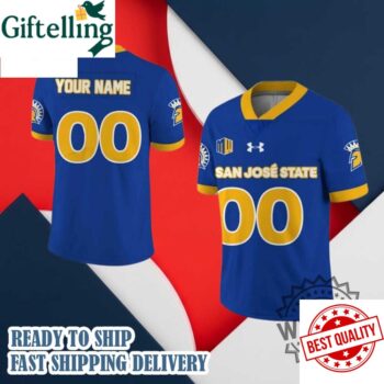 San José State New Uniform 2025 Special Custom Football Jersey
