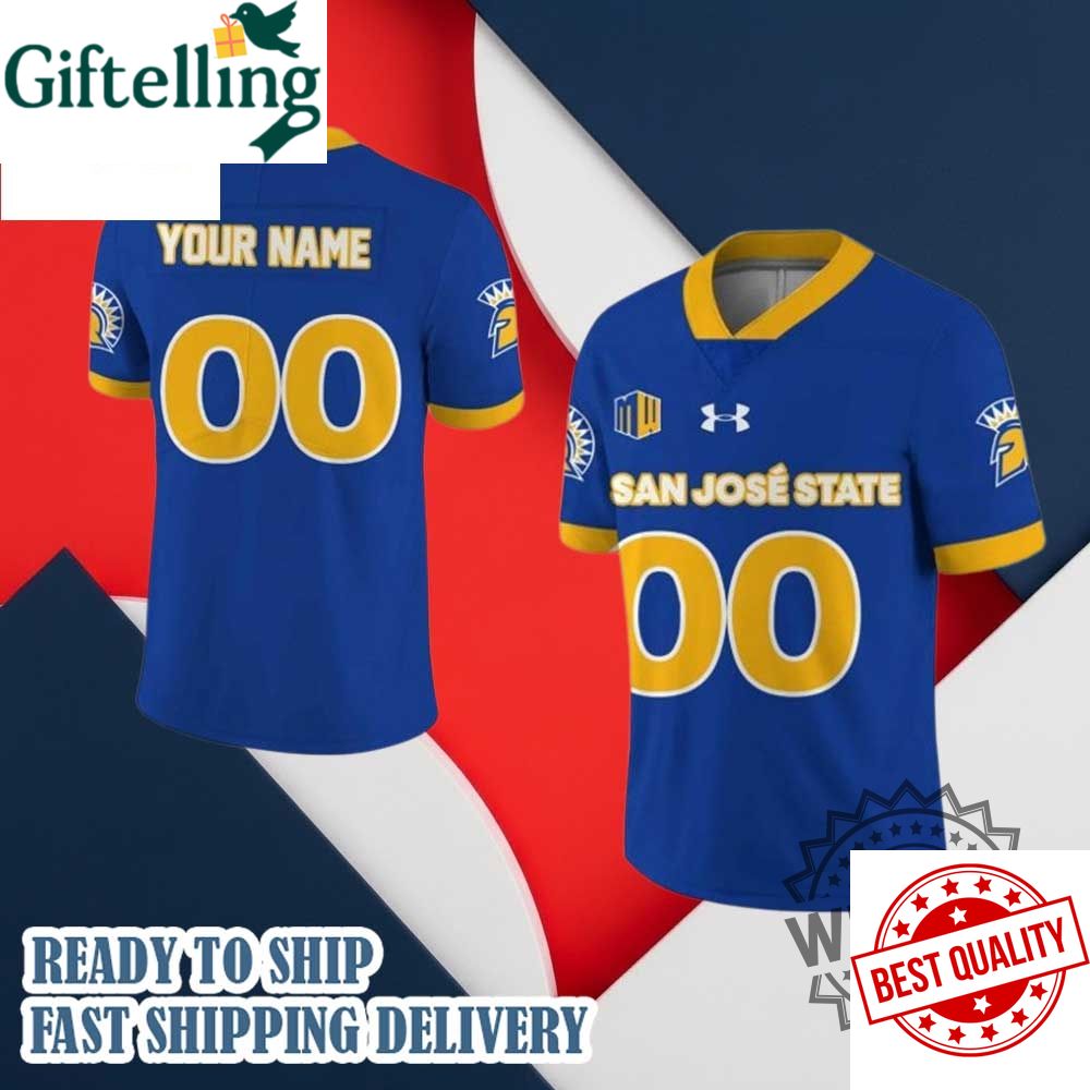 San José State New Uniform 2025 Special Custom Football Jersey