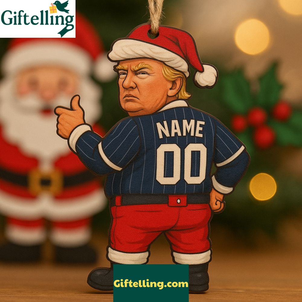 Santa Claus Trump New York Yankees Christmas Christmas Decor