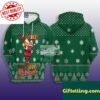 Santa Claus We Whiskey You A Merry Christmas 3D Hoodie Green Pattern