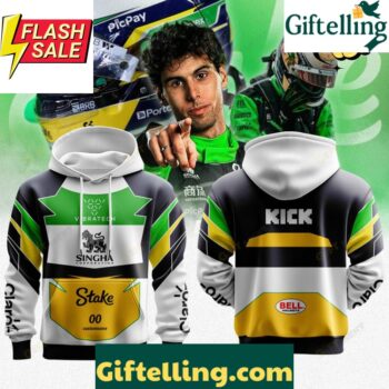 Sauber Gabriel Bortoleto Premium F1 Helmet Special Hoodie