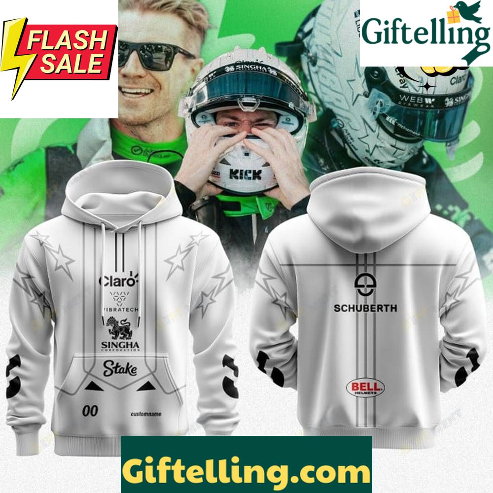 Sauber Nico Hulkenberg Premium F1 Helmet Special Hoodie