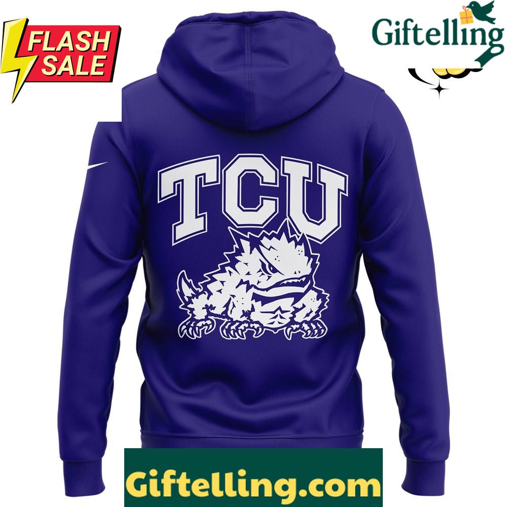 TCU Horned Frogs x Jesus Won Special Purple Hoodie