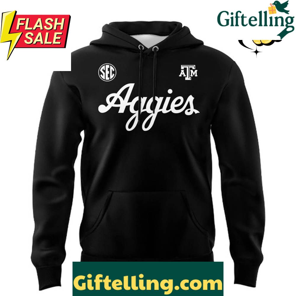 Texas AM Aggies Dark Mode Blackout Special Tee